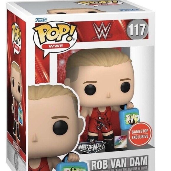 Funko Pop WWE Rob Van Dam (RVD) #117 (Gamestop Exclusive) - Picture 1 of 6